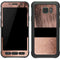 Rose Gold and Black Marble Galaxy S7 Active Skin