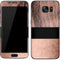 Rose Gold and Black Marble Galaxy S7 Skin