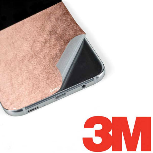 Rose Gold and Black Marble Galaxy S8 Skin