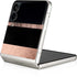 Rose Gold and Black Marble Galaxy Z Flip4 5G Skin