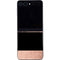 Rose Gold and Black Marble Galaxy Z Flip5 5G Skin
