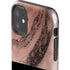 Rose Gold and Black Marble iPhone 11 Impact Case