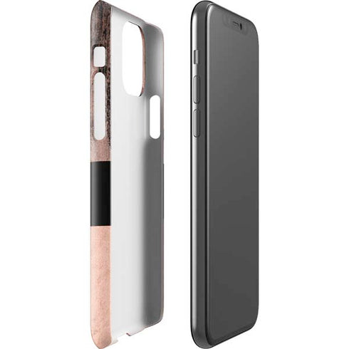 Rose Gold and Black Marble iPhone 11 Pro Lite Case