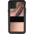 Rose Gold and Black Marble iPhone 11 Pro Max Waterproof Case
