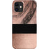 Rose Gold and Black Marble iPhone 12 Mini Lite Case
