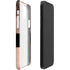 Rose Gold and Black Marble iPhone 12 Mini Lite Case
