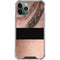 Rose Gold and Black Marble iPhone 12 Pro Max Clear Case