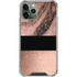 Rose Gold and Black Marble iPhone 12 Pro Max Clear Case