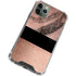 Rose Gold and Black Marble iPhone 12 Pro Max Clear Case