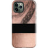 Rose Gold and Black Marble iPhone 12 Pro Max Impact Case