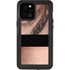 Rose Gold and Black Marble iPhone 12 Pro Max Waterproof Case