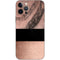 Rose Gold and Black Marble iPhone 12 Pro Skin