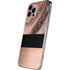 Rose Gold and Black Marble iPhone 12 Pro Skin