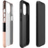 Rose Gold and Black Marble iPhone 13 Impact Case