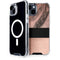 Rose Gold and Black Marble iPhone 13 MagSafe Case