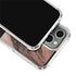 Rose Gold and Black Marble iPhone 13 Pro Clear Case