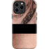 Rose Gold and Black Marble iPhone 13 Pro Max Impact Case