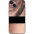 Rose Gold and Black Marble iPhone 14 Plus Skin