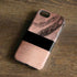 Rose Gold and Black Marble iPhone 7 Pro Case
