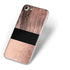 Rose Gold and Black Marble iPhone 7 Skin