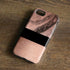 Rose Gold and Black Marble iPhone 8 Pro Case