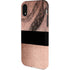 Rose Gold and Black Marble iPhone XR Pro Case