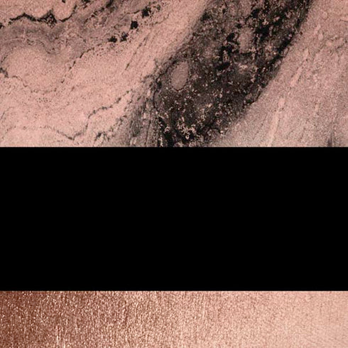 Rose Gold and Black Marble iPhone XR Pro Case