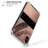 Rose Gold and Black Marble iPhone XS Max Clear Case