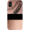 Rose Gold and Black Marble iPhone XS Pro Case