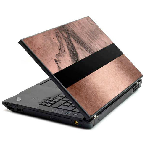 Rose Gold and Black Marble Lenovo T420 Skin