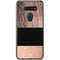 Rose Gold and Black Marble LG K51/Q51 Clear Case