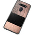 Rose Gold and Black Marble LG K51/Q51 Clear Case