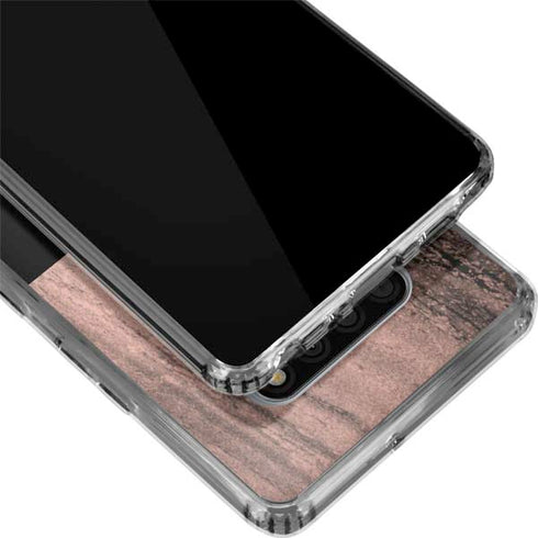 Rose Gold and Black Marble LG Stylo 6 Clear Case