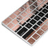 Rose Gold and Black Marble Magic Keyboard Skin