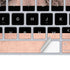 Rose Gold and Black Marble Magic Keyboard Skin