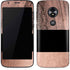 Rose Gold and Black Marble Moto E5 Play Skin
