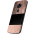 Rose Gold and Black Marble Moto E5 Play Skin