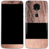 Rose Gold and Black Marble Moto E5 Plus Skin