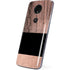 Rose Gold and Black Marble Moto E5 Plus Skin