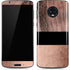 Rose Gold and Black Marble Moto G6 Skin