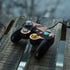 Rose Gold and Black Marble Nintendo GameCube Controller Skin