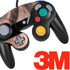 Rose Gold and Black Marble Nintendo GameCube Controller Skin
