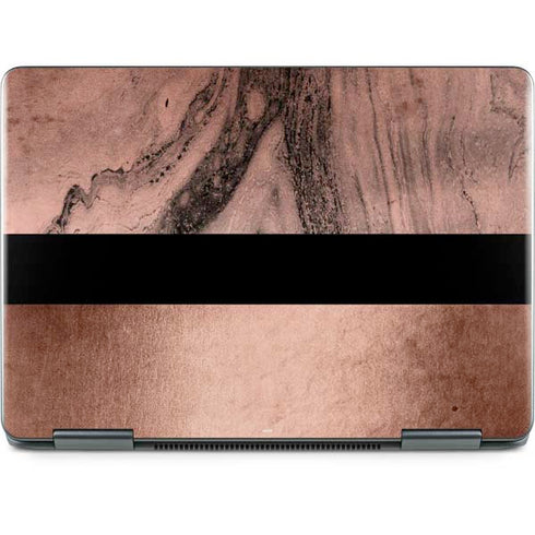 Rose Gold and Black Marble Notebook 9 Pro 13in (2017) Skin