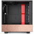 Rose Gold and Black Marble NZXT H510 Compact ATX Mid-Tower Case Skin