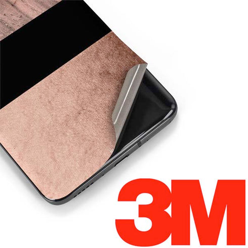 Rose Gold and Black Marble OnePlus 7 Pro Skin