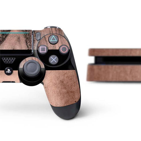 Rose Gold and Black Marble PS4 Slim Bundle Skin
