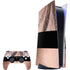 Rose Gold and Black Marble PS5 Bundle Skin