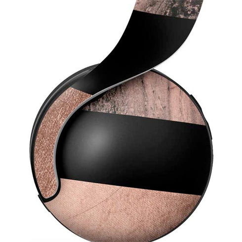 Rose Gold and Black Marble PULSE 3D Wireless Headset for PS5 Skin