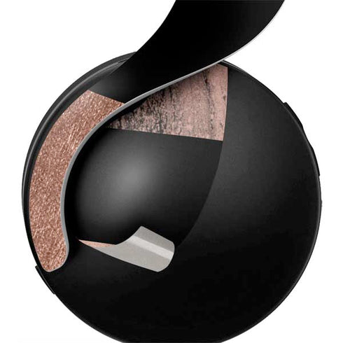 Rose Gold and Black Marble PULSE 3D Wireless Headset for PS5 Skin