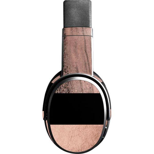 Rose Gold and Black Marble Skullcandy Crusher Wireless Skin